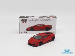 Xe Mô Hình Lamborghini Huracan Evo 1:64 Minigt ( Đỏ )
