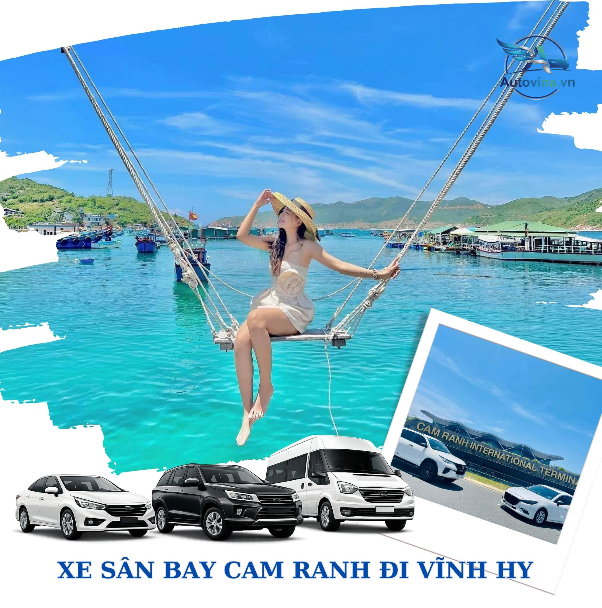 Dịch vụ xe sân bay Cam Ranh đi Vĩnh Hy đưa đón tận nơi giá rẻ