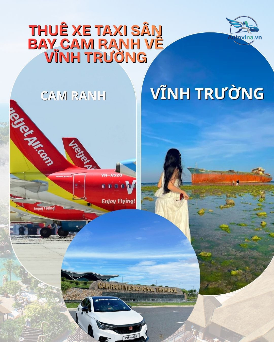 dịch vụ xe hợp đồng taxi sân bay Cam Ranh đi Vĩnh Trường Autovina.vn dịch vụ xe hợp đồng taxi sân bay Cam Ranh đi Vĩnh Trường Autovina.vn